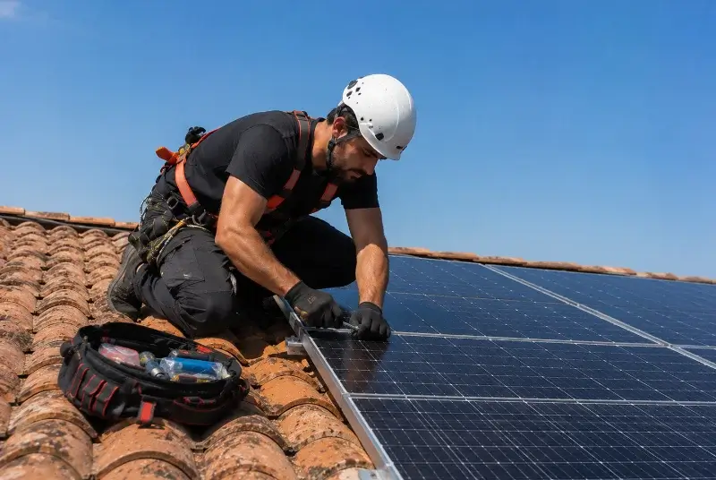 Maintenance et monitoring de panneaux solaires à Saint-Rogatien